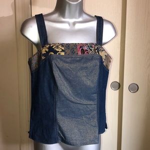 Tommy and Lou Lou denim tank